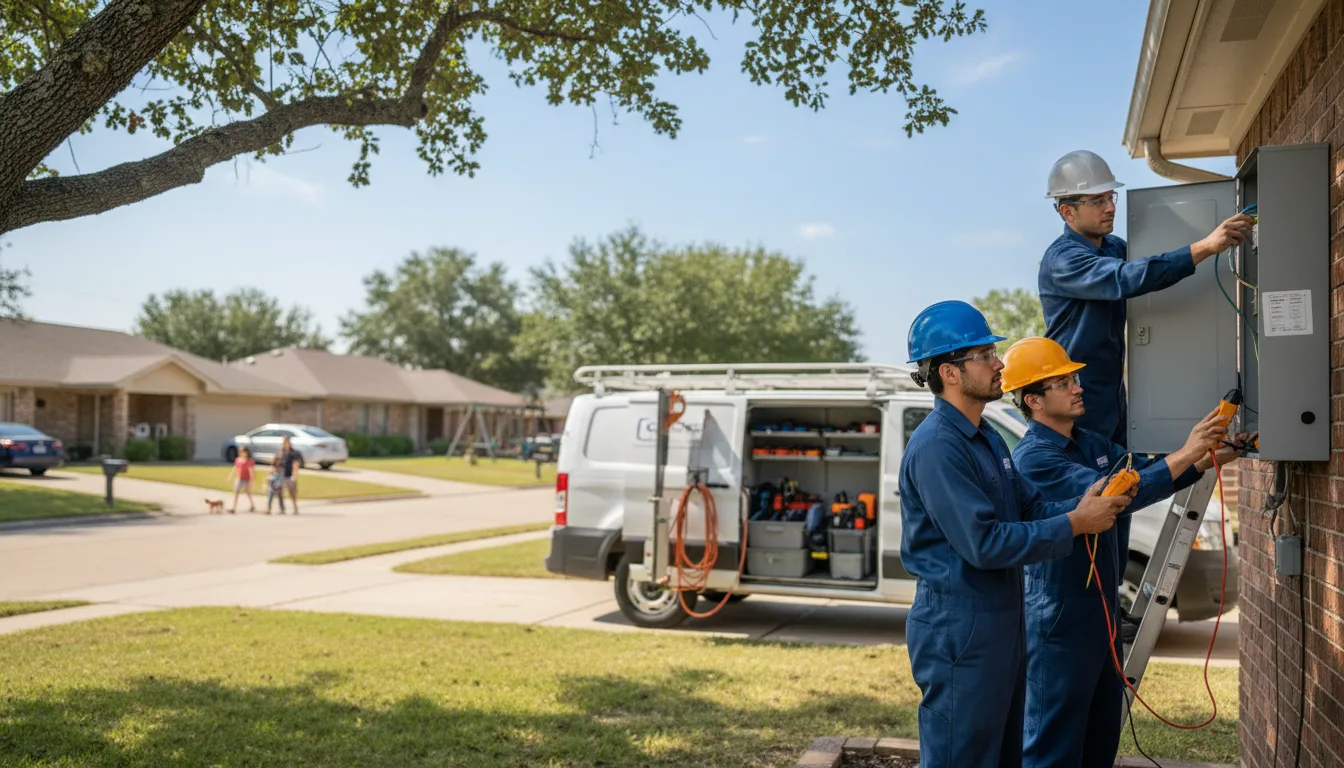 Certified electrician providing emergency electrical services in Yeso, NM